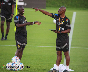 Didi Dramani and George Boateng