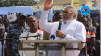 Former President Jerry John Rawlings