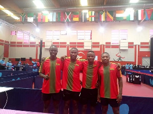 Ghana's Tennis team