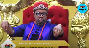 HRM Dr. Ambassador Chukwudi Ihenetu Eze Ndigbo is Igbo King in Ghana