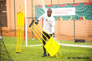 Richard Olele Kingston is Black Stars goalkeepers' trainer