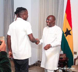 Stonebwoy meets Bawumia at his 59th birthday