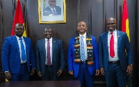 Kurt Okraku, Dr. Bawumia, Patrice Motsepe and Mustapha Ussif