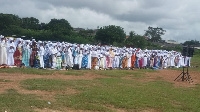 Some Muslims commemorating the Eid-Ul-Adha