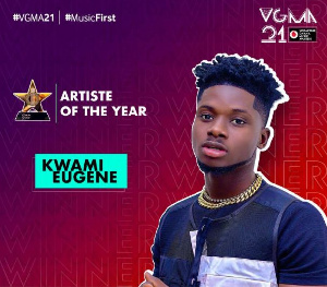 Kuami Eugene won VGMA's Artiste of the Year