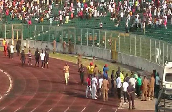 File Photo: Teeming fans at the stadium