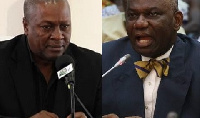 Former President John Dramani Mahama, and Former Ernergy Minister, Boakye Agyarko