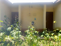 The newly completed toilet facility at Naa-Yiri has been closed for four years