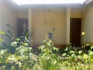 The newly completed toilet facility at Naa-Yiri has been closed for four years