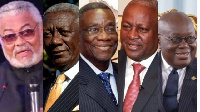 Some of Ghana's presidents