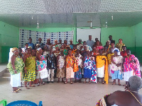 Section of Queen Mothers in a group photograph