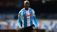 Victor Osimhen has become the second Napoli player to score in three straight games