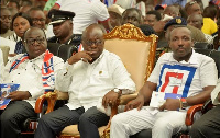 President Akufo-Addo with NPP executives