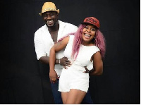 Afia Schwarzenegger and husband Abrokwa