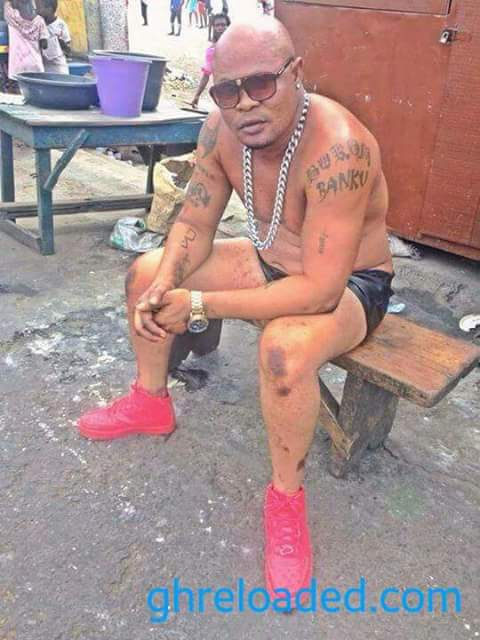 Bukom Banku when he was bleaching