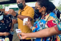 Former President John Dramani Mahama and Wife