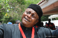 A man mourning the late Abuakwa North MP