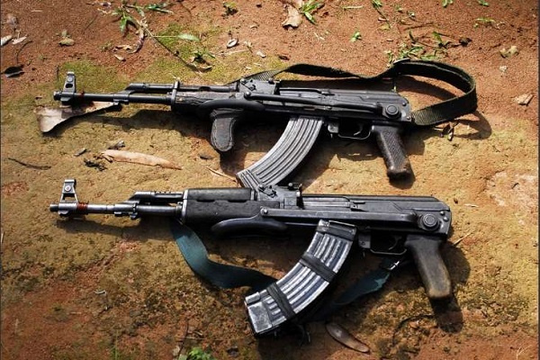 File photo of AK 47 rifles