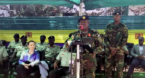 Major General Bismack Kwasi Onwona, the Chief of Army staff