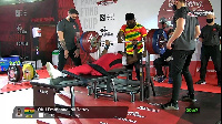 Ghana para-weightlifting team are training in Manchester