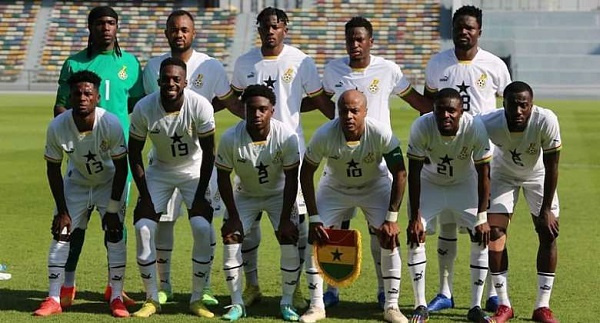 Black Stars in a group photo