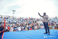 Alan Kyerematen addressing the gathering in Accra