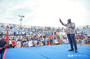 Alan Kyerematen addressing the gathering in Accra