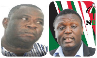 Mr Kofi Adams (R) says Mr Bugri Naabu