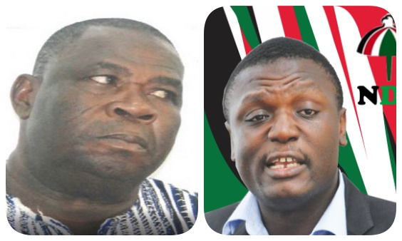 Mr Kofi Adams (R) says Mr Bugri Naabu