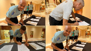 Photos: Black Stars Players, Technical Team And Other Officials Sign Code Of Conduct For World Cup.j