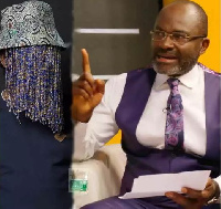 Anas Aremeyaw Anas (L) and Kennedy Agyapong, NPP  MP for Assin Central (R)