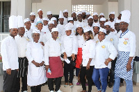 Some members of the Chefs Association of Ghana