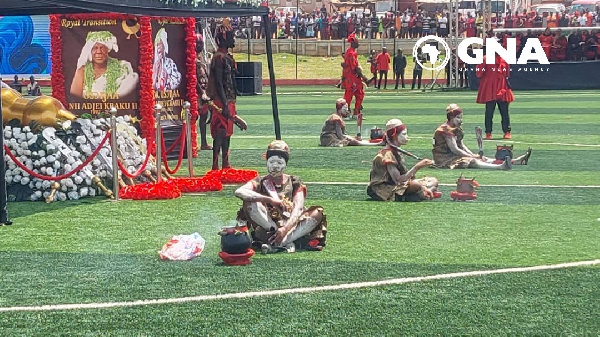 Late Tema paramount chief's funeral grounds