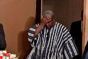 John Mahama Face Palm