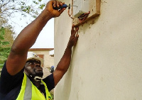 A PDS worker on the field