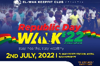 The Republic Day Walk is by the El-Wak Keep Fit Club