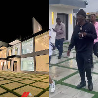 Shatta Wale at his new house