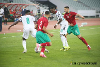 Joel Fameyeh made his first Black Stars appearance in the 1-0 defeat to Morocco