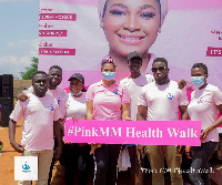 The health walk which started from Kawokudi Park through to Kanda