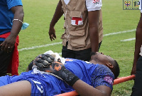 Hearts of Oak doctors have confirmed Richmond Ayi suffered a minor groin injury