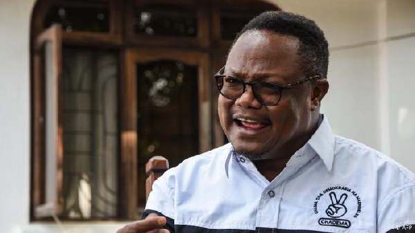 Tanzania's former presidential candidate, Tundu Lissu