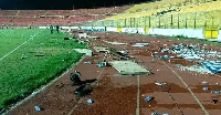 Earlier, some fans broke into the stadium by forcing open a gate