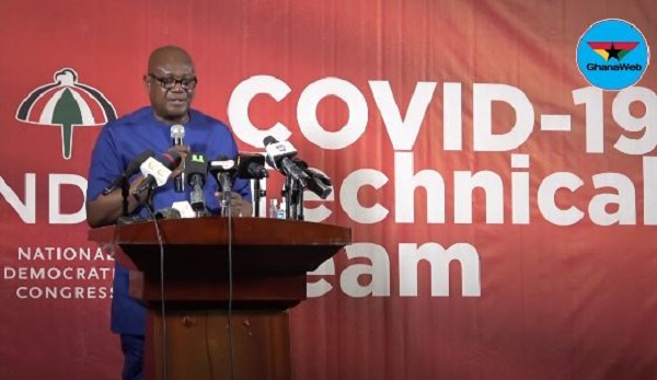 Prosper Bani chairs NDC's COVID-19 Response Team