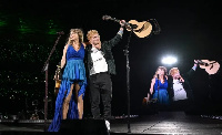 Taylor Swift with Ed Sheeran