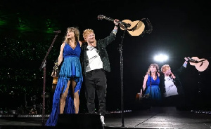 Taylor Swift with Ed Sheeran