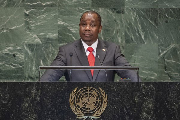 Burundian Foreign Minister Ezechiel Nibigira addresses the seventy-third session of the United Natio