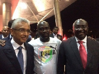 Dr Bawumia with Cudjoe Addo