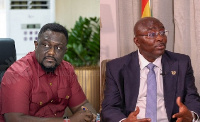 Samuel Dubik Mahama (left), Dr. Mahamudu Bawumia (right)