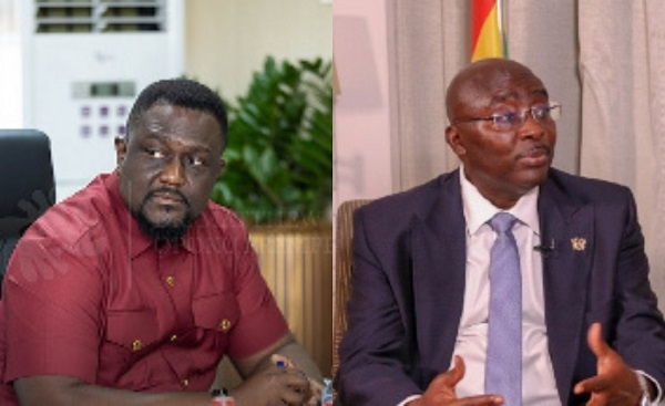 Samuel Dubik Mahama (left), Dr. Mahamudu Bawumia (right)