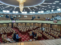 There were many empty seats on the third day of business in parliament